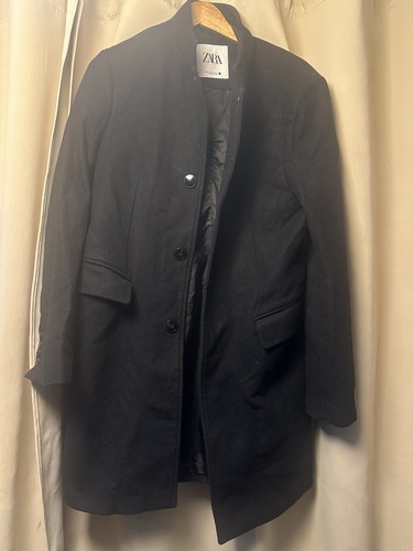 Zara wool blend smart coat - coat, –