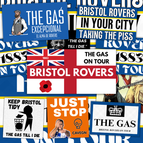 Bristol rovers inspired fan - rovers,