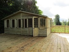 20x10 summer house Log lap T&G