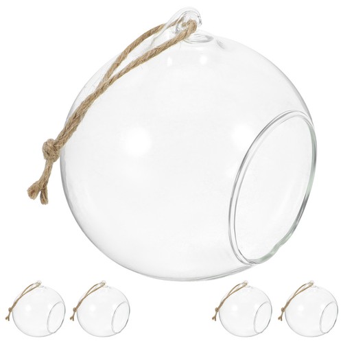 5pcs hanging glass bauble - hanging,
