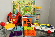 6x Baby Toddler Toys Bundle: F-P, Hape, Halilit. 18 Months, 2 Years & 3 Years +