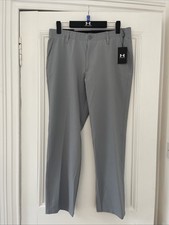 Under Armour Drive Pant Grey Tapered Golf Trousers Size W36 L30