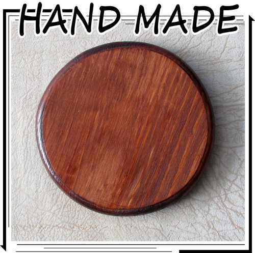 Round walnut effect - walnut, wood