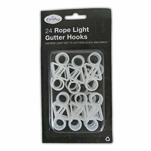 Rope light holder gutter hook - rope,