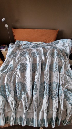 Damask duck egg blue - damask,,
