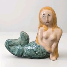 Ceramic Mermaid Handpainted
