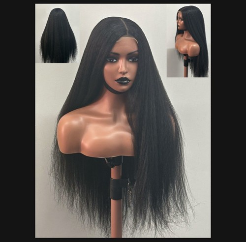 Human hair blend straight - hair, wig