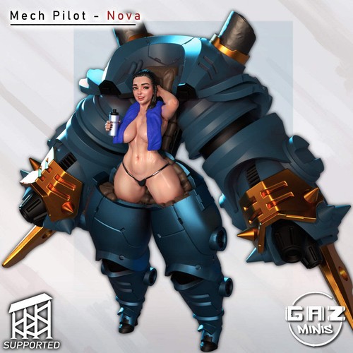 Mech pilot nova fantasy - pilot, |