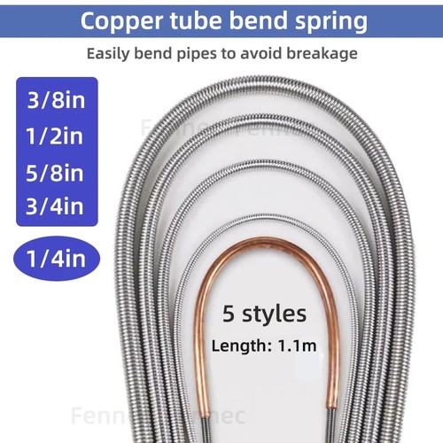 Copper pipe bending spring - copper,