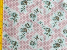Vintage style cotton fabric - ‘ Charlotte’s Web’ by   American Folk & Fabric
