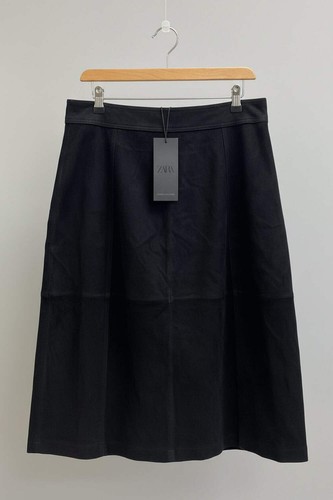 Zara leather collection skirt - leather,
