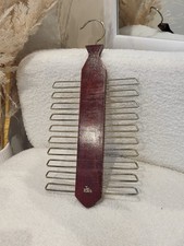 Wood Tie Rack Holder Wooden