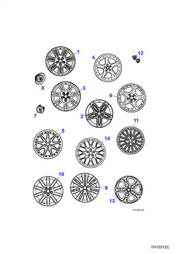 Jaguar genuine road wheel - genuine,