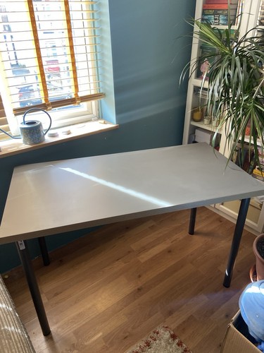 Ikea desk table - ikea, grey