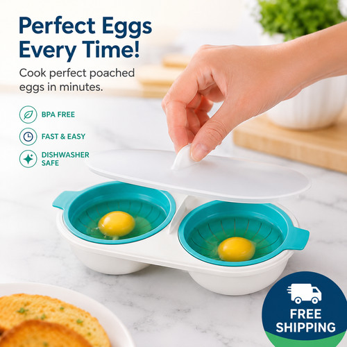 Microwave soft boiled egg - microwave, mold