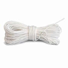 Braided White Nylon Cord