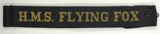 Vintage hms flying fox - fox, cap