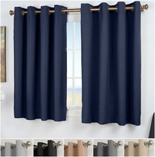 Short blackout curtains pair - short,