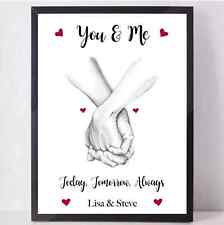 Christmas Anniversary Gift for Him Her Boyfriend Girlfriend Couples Personalised