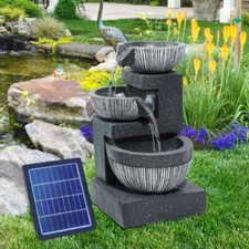 Garden Solar 3 Tier Bowls