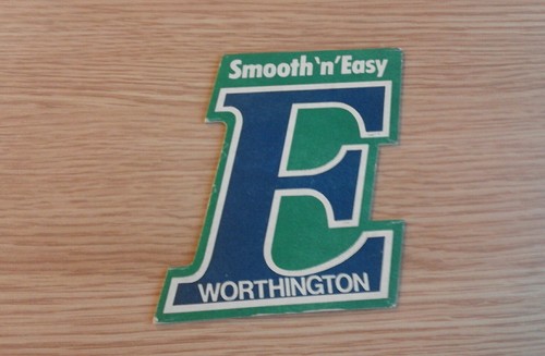Worthington beermat - worthington, e