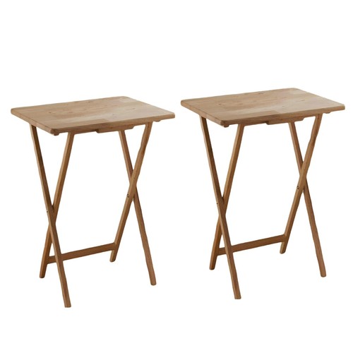 Set folding rubberwood tv - set,