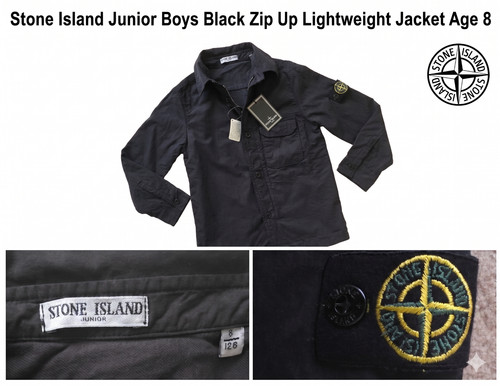 Stone island junior boys - boys, black