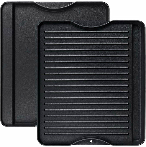 Cast iron reversible griddle - reversible,