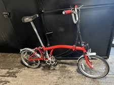 Brompton Folding Bike Red