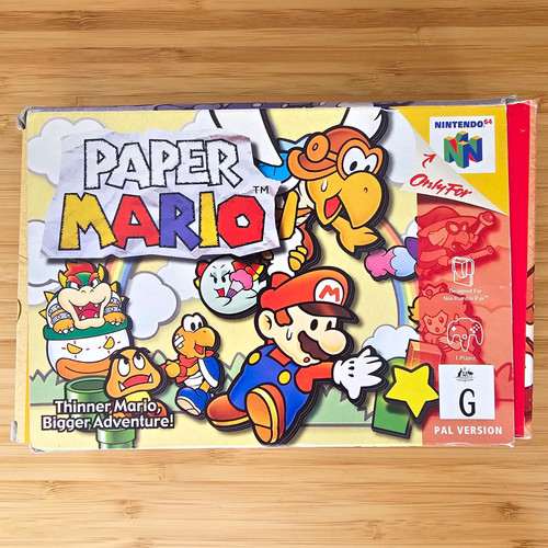 Paper mario n64 pal - mario,
