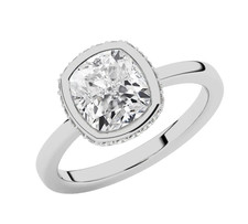 14k White Gold Solitaire