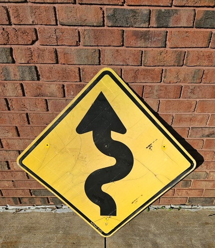 Vintage traffic road - traffic, sign
