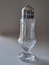 Silverplated & Crystal Sugar