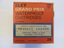 empty vintage cartridge box shell  eley kynoch nobel