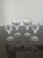 4 X Stuart Crystal Glasses (2 x Wine / 2 x Port) in very good condition 