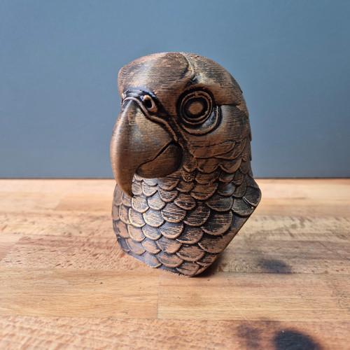 Parrot bust - parrot,