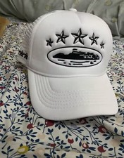 White Corteiz Trucker Cap