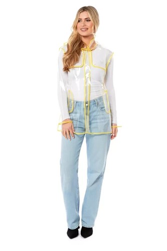 Womens clear raincoat - raincoat, ladies