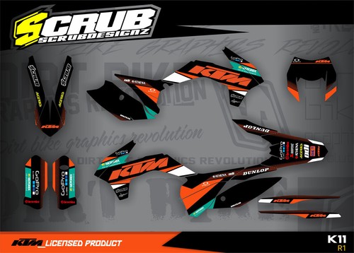 Ktm graphics exc 125 250 - ktm,