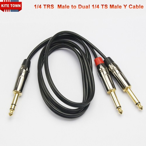 Trs stereo male - stereo, dual