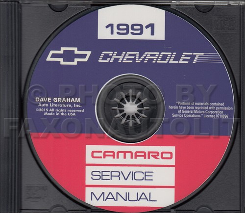 1991 camaro shop - camaro, manual