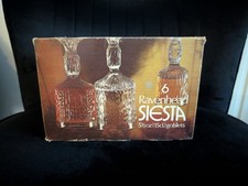 Vintage Retro 70s Ravenhead Siesta Goblets Glasses X 6 🍷