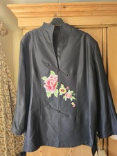 Black Embroidered Chinese