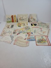 Vintage Greetings Cards Used Bundle 1950s Scrapbooking Arts & Crafts