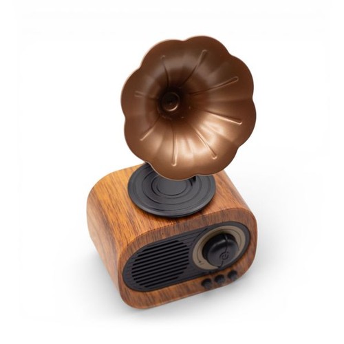 Retro mini gramophone speaker - gramophone,