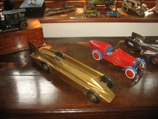 NICE 1929 GUNTHERMANN GOLDEN ARROW CAR WINDUP TINPLATE GERMANY ANTIQUE TIN TOY