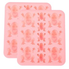 2 Pcs Frog Shape Silicone Mold