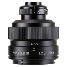 Zhongyi Mitakon 20mm f/2 4.5X Super Macro Lens for DSLR Sony a58 a77 α99 A-mount
