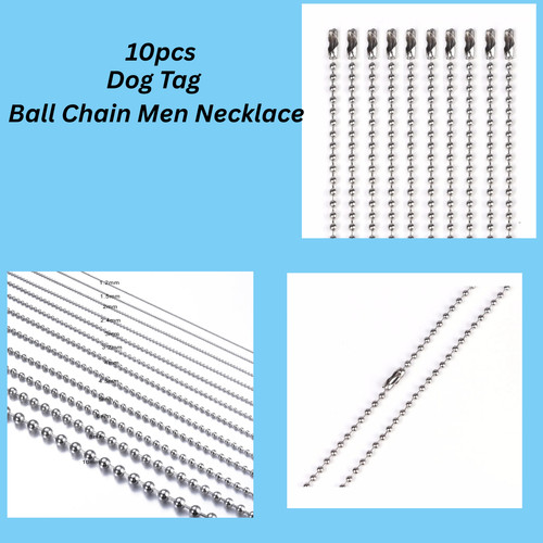 Ball chain stainless - stainless, steel