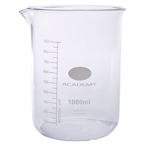 Academy low form beaker - academy, 1000ml